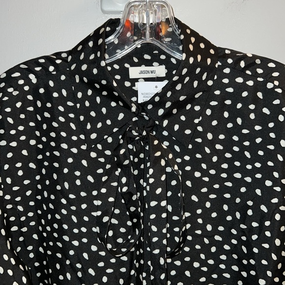 JASON WU dotted tie neck shirt size 6 NWT 😍 - Picture 12 of 14